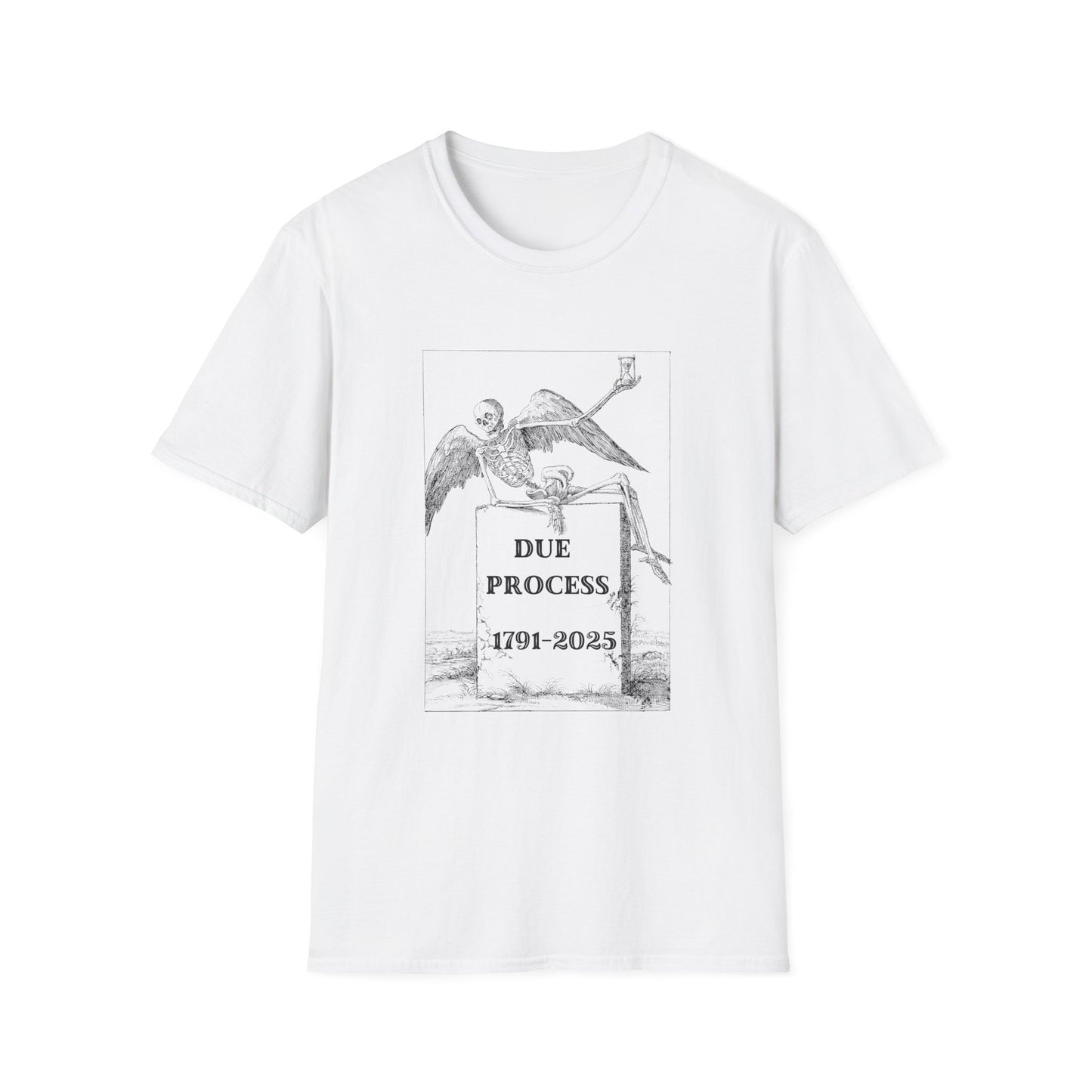 RIP Due Process Unisex Softstyle T-Shirt