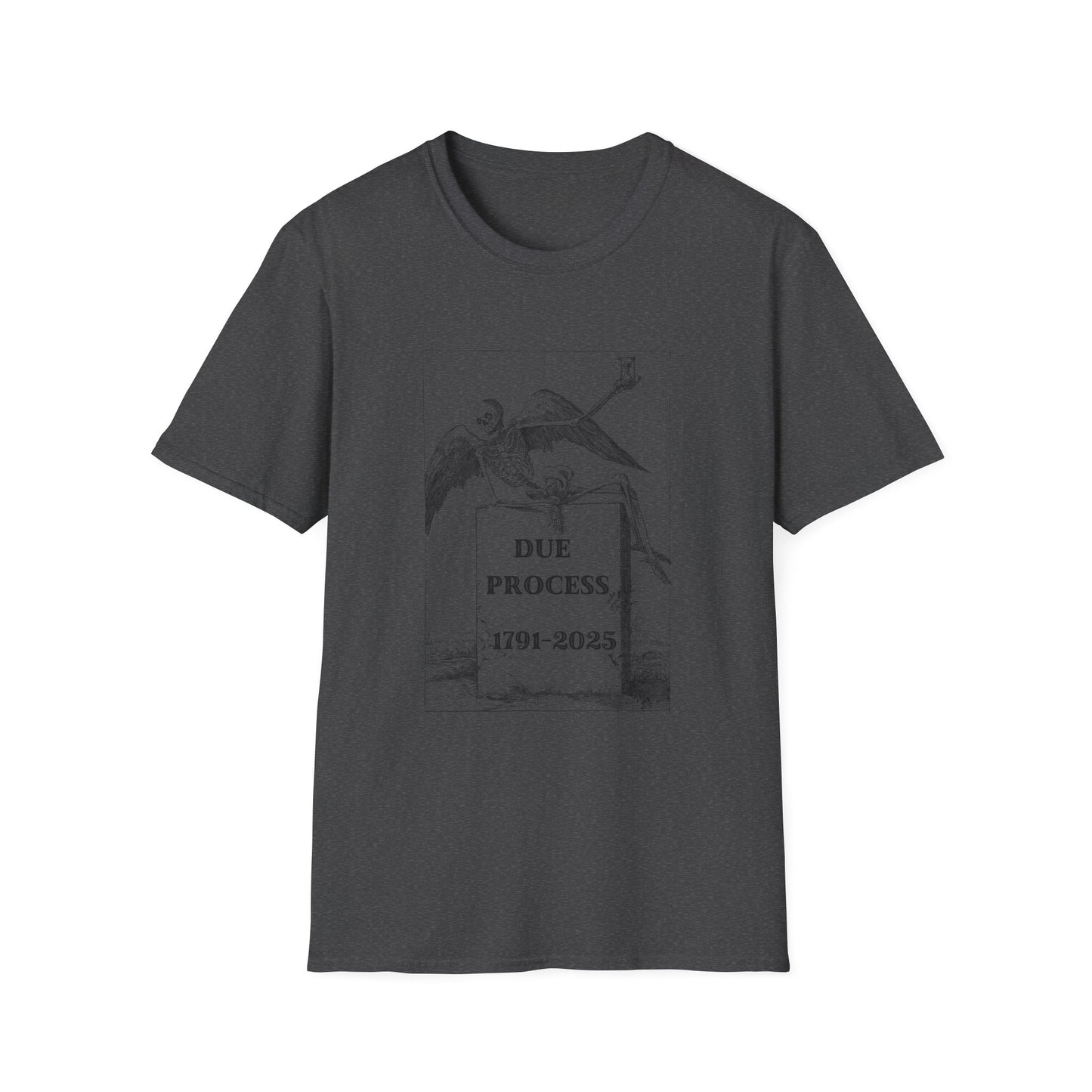 RIP Due Process Unisex Softstyle T-Shirt