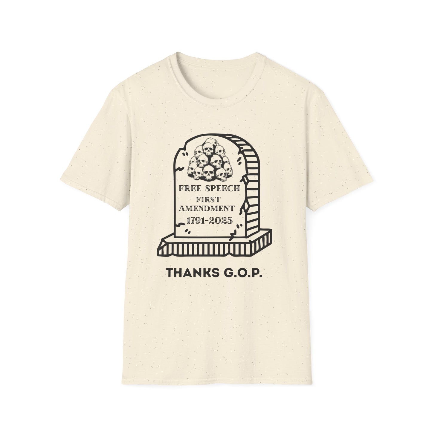 RIP Free Speech Unisex Softstyle T-Shirt