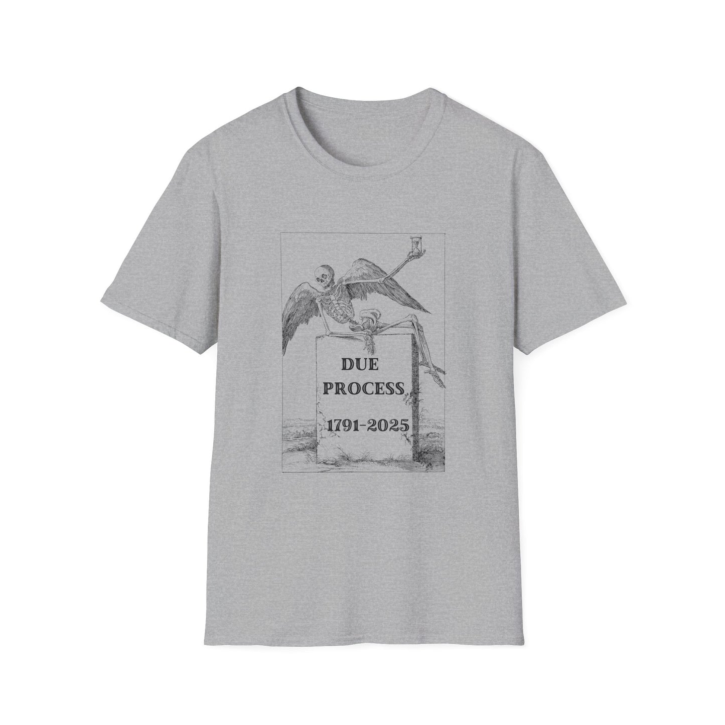 RIP Due Process Unisex Softstyle T-Shirt