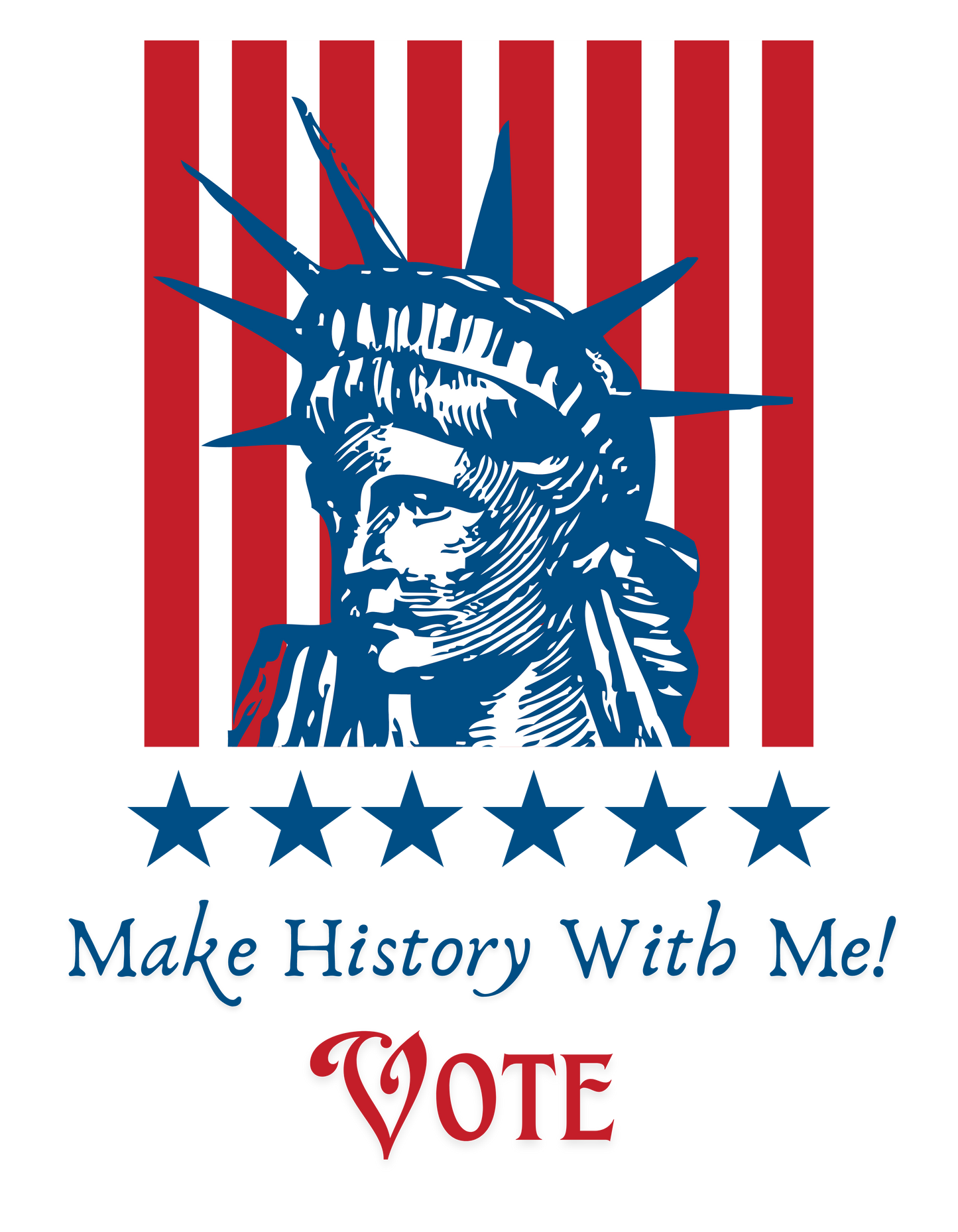 Vote! Make History! Unisex Softstyle T-Shirt