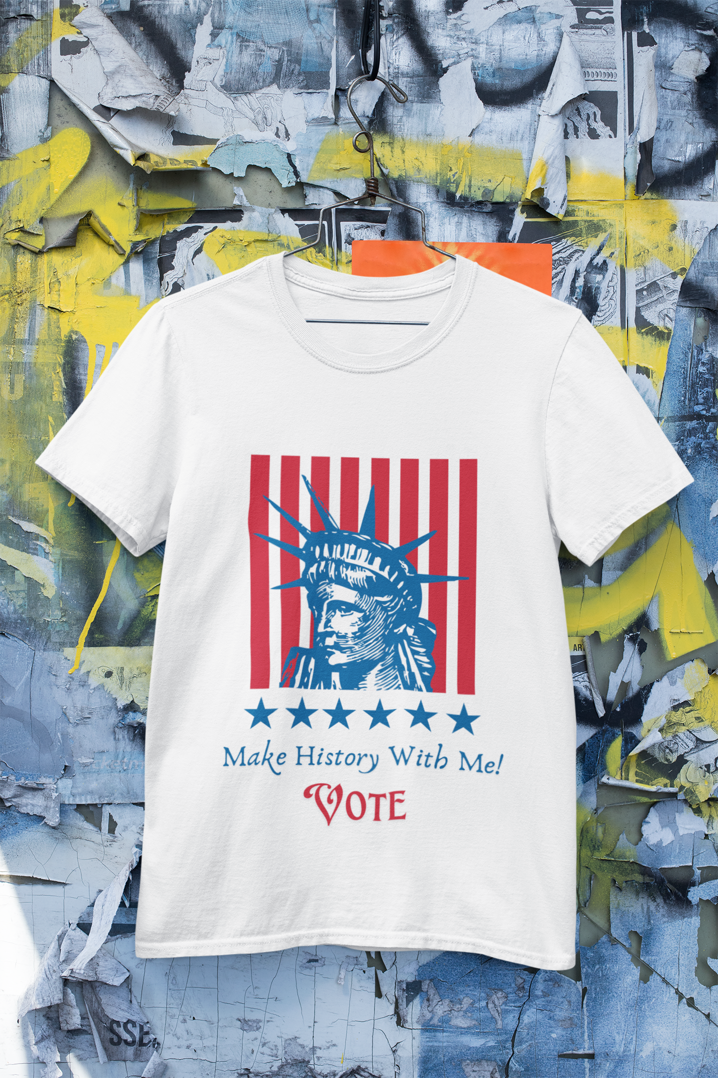 Vote! Make History! Unisex Softstyle T-Shirt