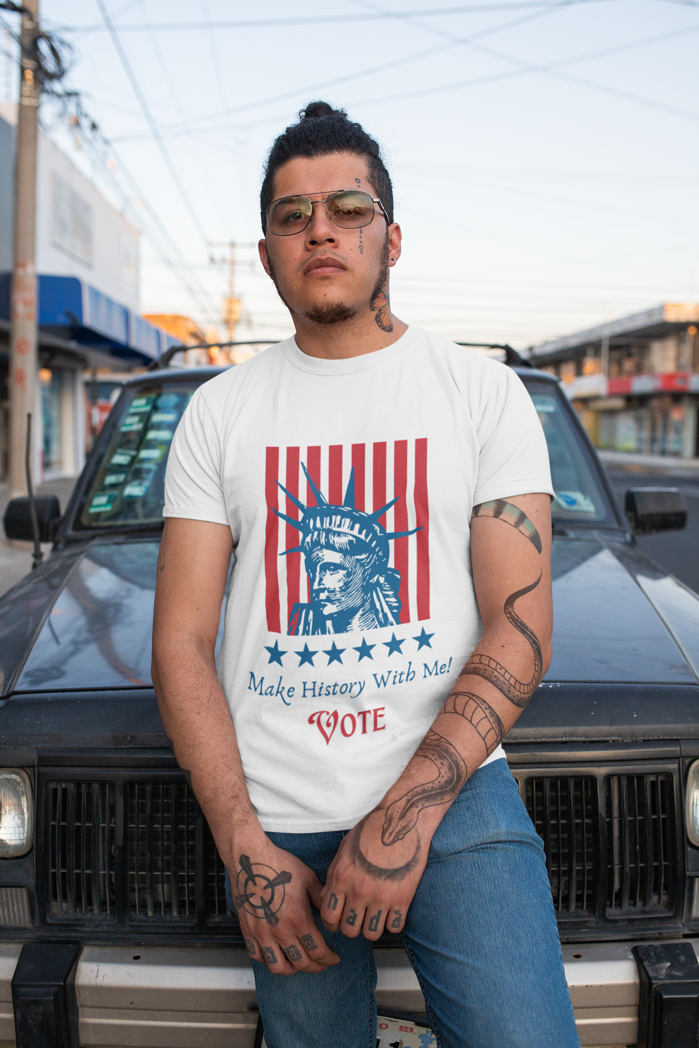 Vote! Make History! Unisex Softstyle T-Shirt