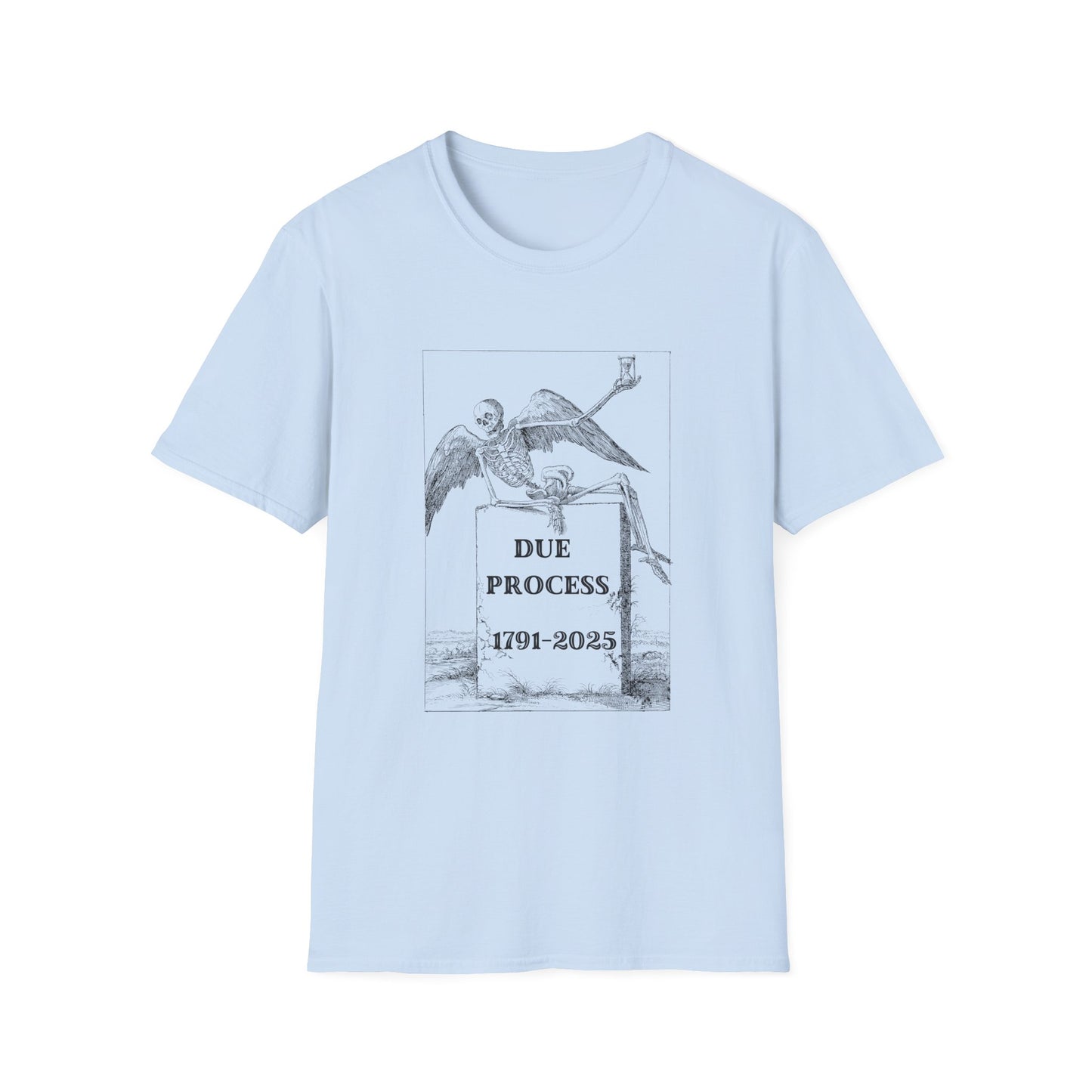 RIP Due Process Unisex Softstyle T-Shirt