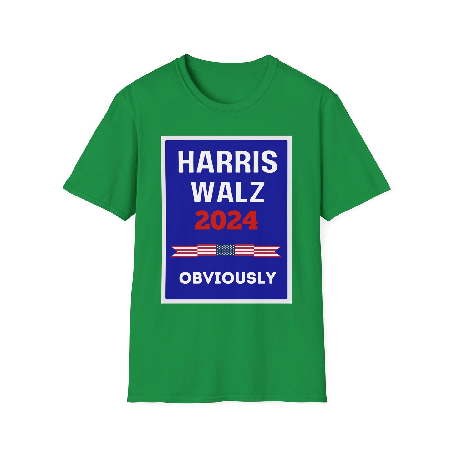 Harris Walz 2024 Obviously Unisex Softstyle T-Shirt