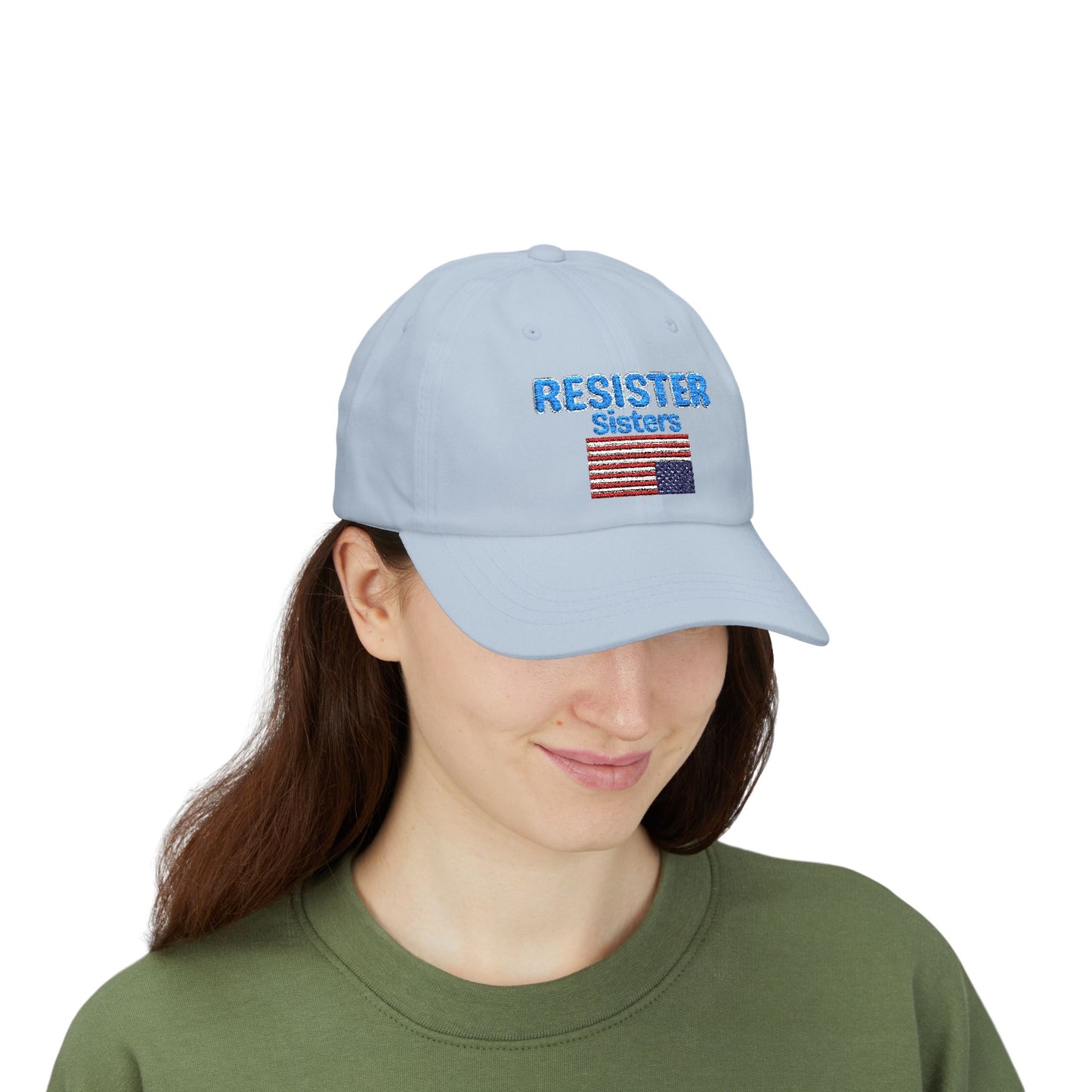 Resister Sisters Classic Cap - White Embroidered Hat