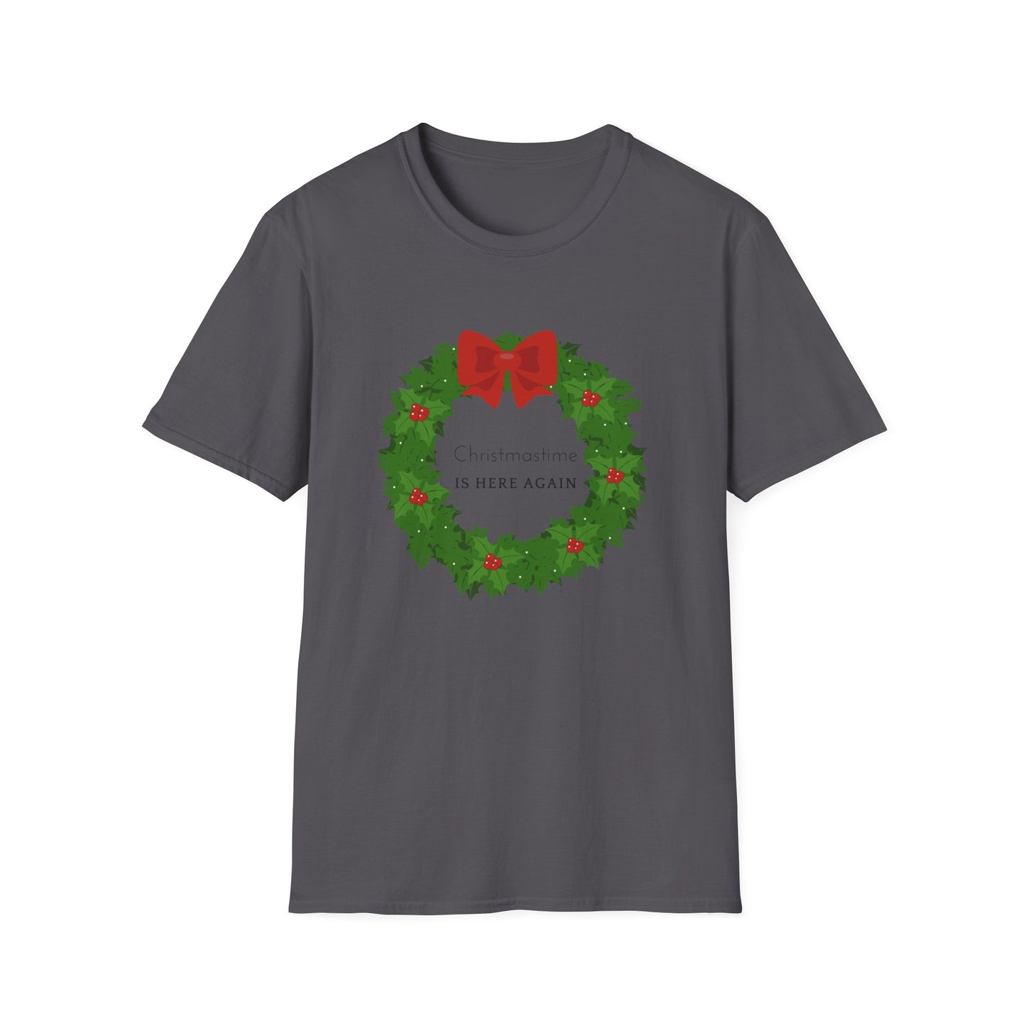 Christmastime Is Here Again Unisex Softstyle T-Shirt