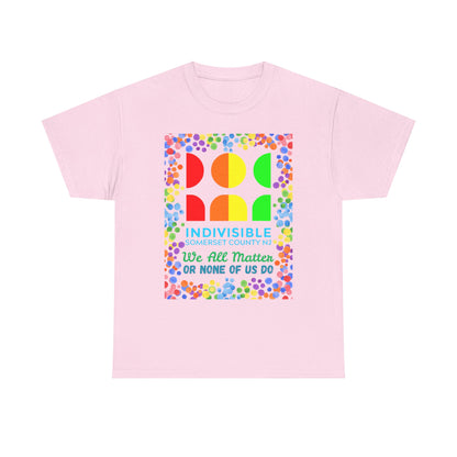 Somerset Indivisible Rainbow Dotted Unisex Heavy Cotton Tee