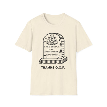 RIP Free Speech Unisex Softstyle T-Shirt