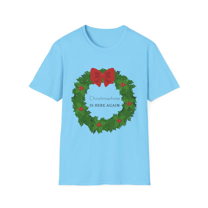 Christmastime Is Here Again Unisex Softstyle T-Shirt