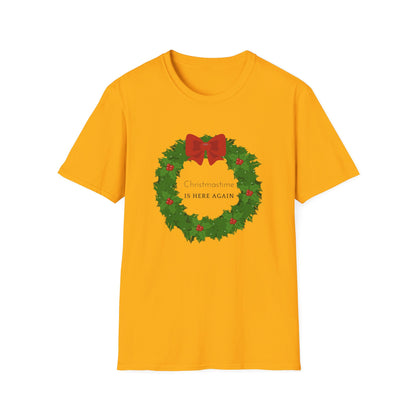 Christmastime Is Here Again Unisex Softstyle T-Shirt