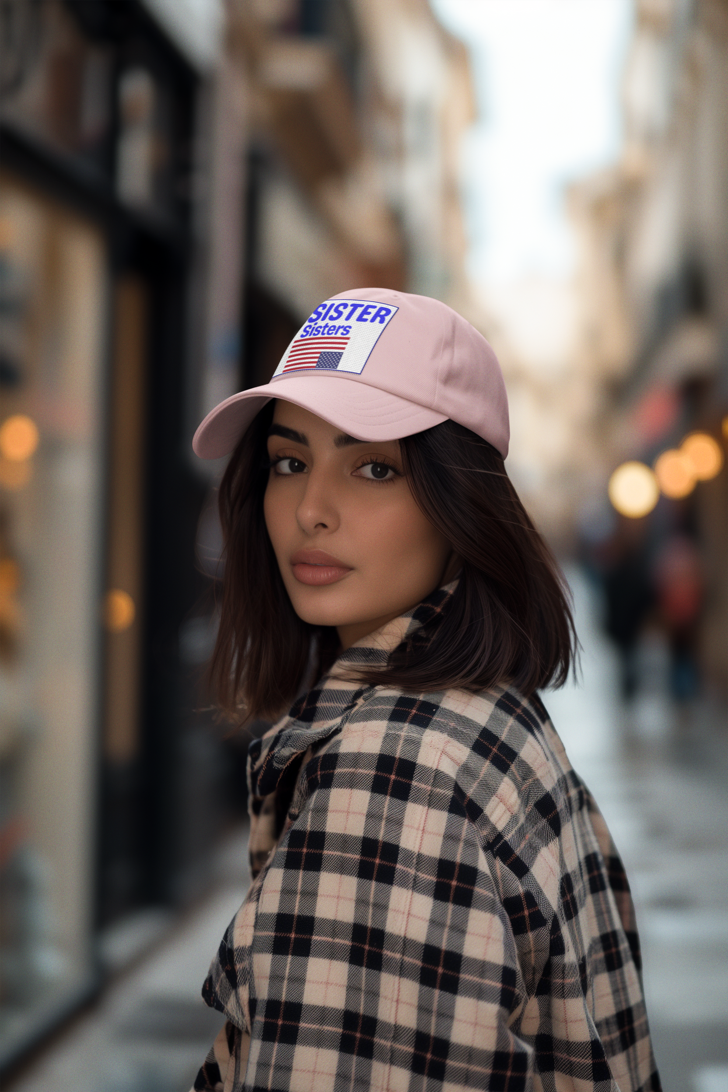 Embroidered Resister Sisters Cap - White Box