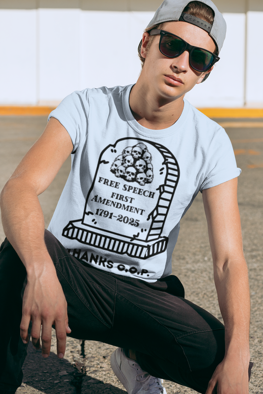 RIP Free Speech Unisex Softstyle T-Shirt