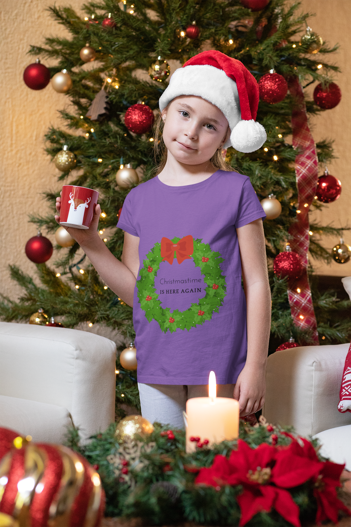 Christmastime Is Here Again Unisex Softstyle T-Shirt