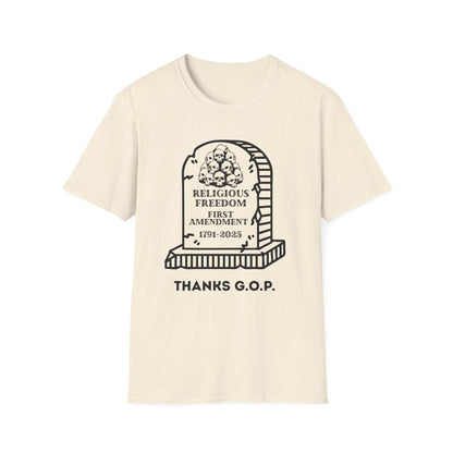 RIP Religious Freedom Unisex Softstyle T-Shirt