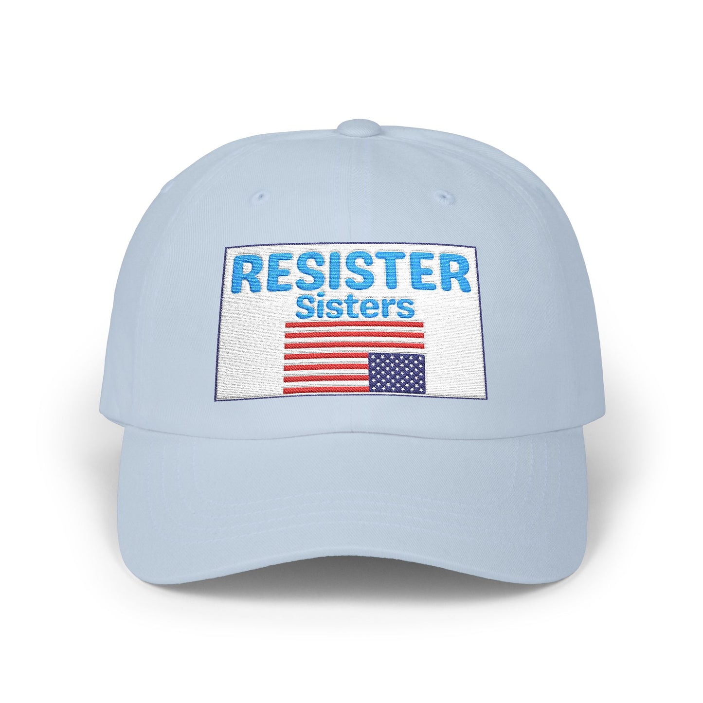 Embroidered Resister Sisters Cap - White Box