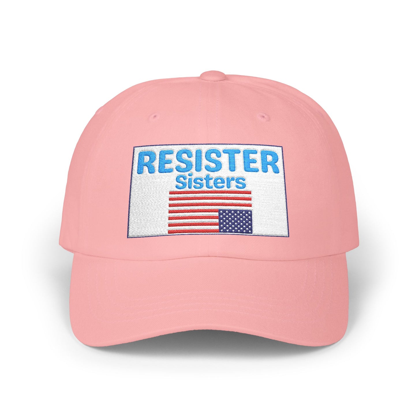 Embroidered Resister Sisters Cap - White Box
