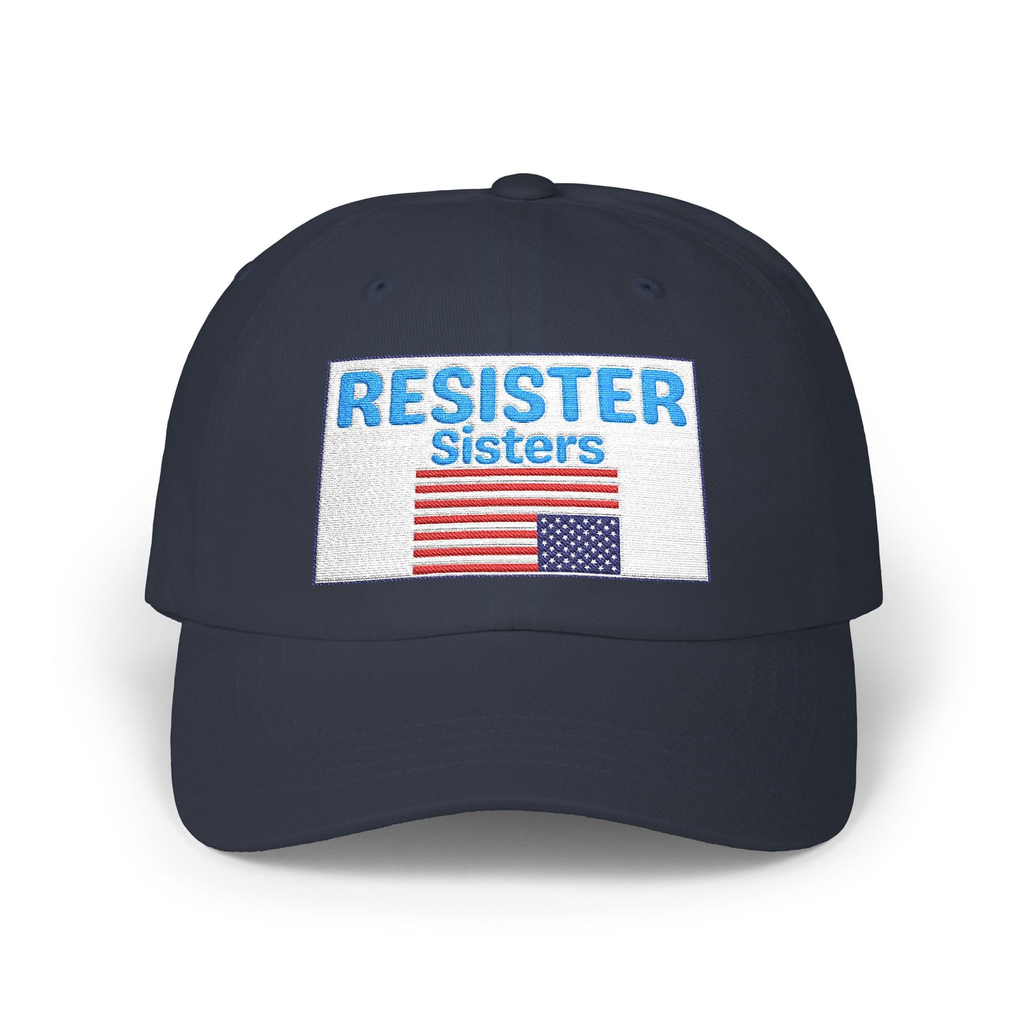 Embroidered Resister Sisters Cap - White Box