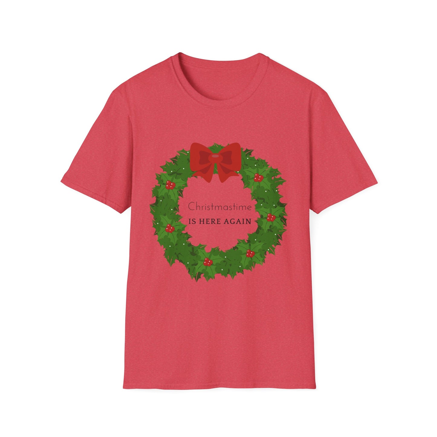 Christmastime Is Here Again Unisex Softstyle T-Shirt