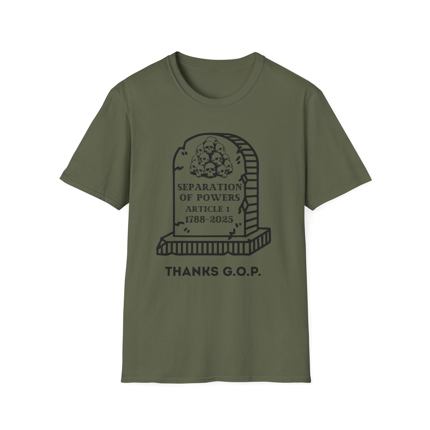 RIP Separation of Powers Unisex Softstyle T-Shirt