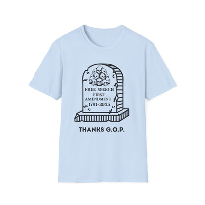 RIP Free Speech Unisex Softstyle T-Shirt