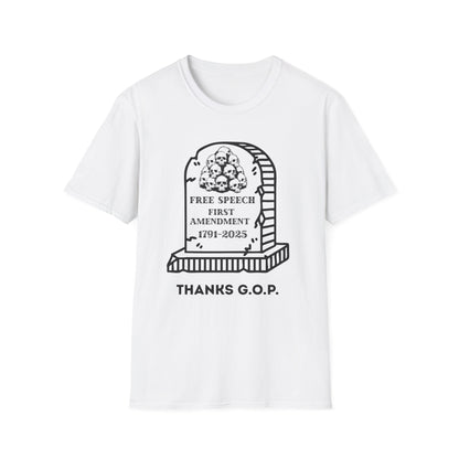 RIP Free Speech Unisex Softstyle T-Shirt