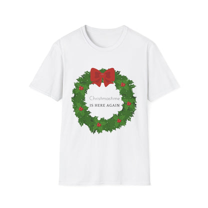 Christmastime Is Here Again Unisex Softstyle T-Shirt